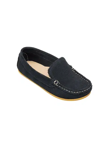 Elephantito Little Kid's & Kid's Antton Suede Driving Loafers - Suede Blue 6 (Child) | Thumbnail 1 Elephantito Little Kid's & Kid's Antton Suede Driving Loafers - Suede Blue 6 (Child) | Thumbnail 1
