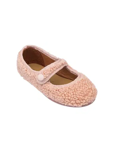 Elephantito Little Girl's & Girl's Faux-Shearling Mary Janes - Pink 1 (Child) | Thumbnail 1 Elephantito Little Girl's & Girl's Faux-Shearling Mary Janes - Pink 1 (Child) | Thumbnail 1