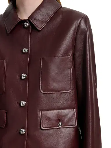Altuzarra Women's Astley Leather Crop Jacket | Thumbnail 6 Altuzarra Women's Astley Leather Crop Jacket | Thumbnail 6