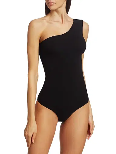 Commando Women's Ballet One-Shoulder Bodysuit - Black | Thumbnail 3 Commando Women's Ballet One-Shoulder Bodysuit - Black | Thumbnail 3