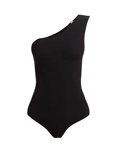 Commando Women's Ballet One-Shoulder Bodysuit - Black | Thumbnail 1 Commando Women's Ballet One-Shoulder Bodysuit - Black | Thumbnail 1