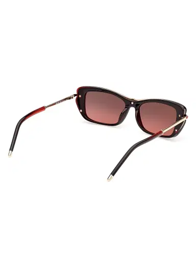 Christian Louboutin Women's 53MM Rectangular Sunglasses - Gold Black Red | Thumbnail 6 Christian Louboutin Women's 53MM Rectangular Sunglasses - Gold Black Red | Thumbnail 6