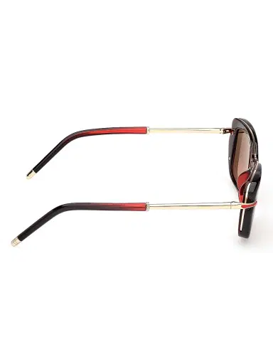 Christian Louboutin Women's 53MM Rectangular Sunglasses - Gold Black Red | Thumbnail 7 Christian Louboutin Women's 53MM Rectangular Sunglasses - Gold Black Red | Thumbnail 7