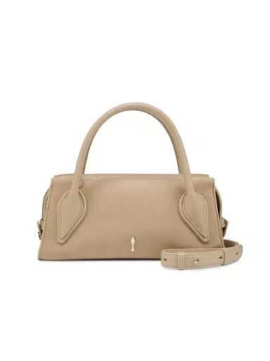 Christian Louboutin Women's Venus Reversed Leather Crossbody Bag - Saharienne | Thumbnail 1 Christian Louboutin Women's Venus Reversed Leather Crossbody Bag - Saharienne | Thumbnail 1