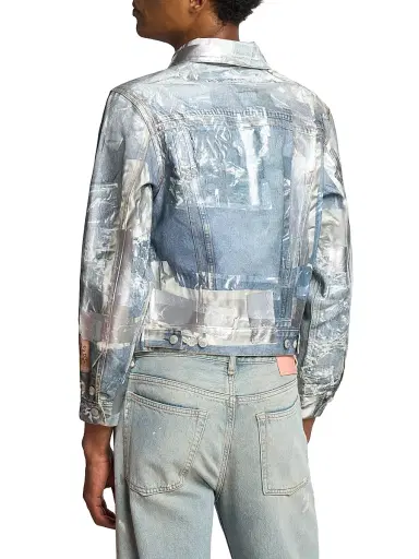 Acne Studios Men's Ovice Tlo Tape Denim Jacket | Thumbnail 5 Acne Studios Men's Ovice Tlo Tape Denim Jacket | Thumbnail 5