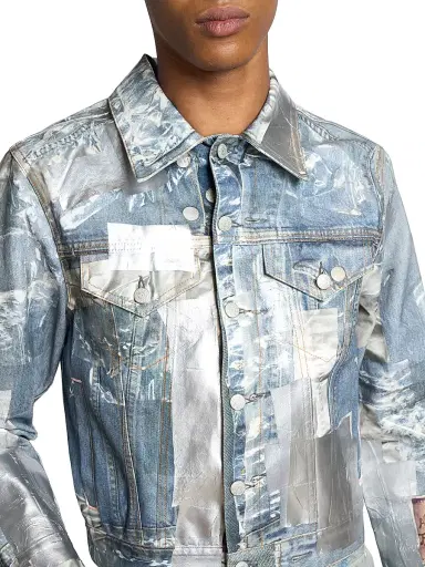 Acne Studios Men's Ovice Tlo Tape Denim Jacket | Thumbnail 6 Acne Studios Men's Ovice Tlo Tape Denim Jacket | Thumbnail 6