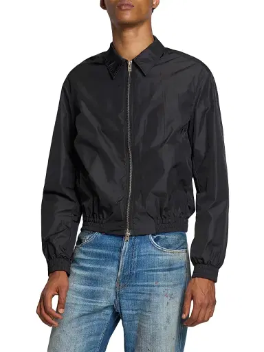 Acne Studios Men's Okot Soft Technical Taffeta Jacket - Black - Size 44 | Thumbnail 3 Acne Studios Men's Okot Soft Technical Taffeta Jacket - Black - Size 44 | Thumbnail 3