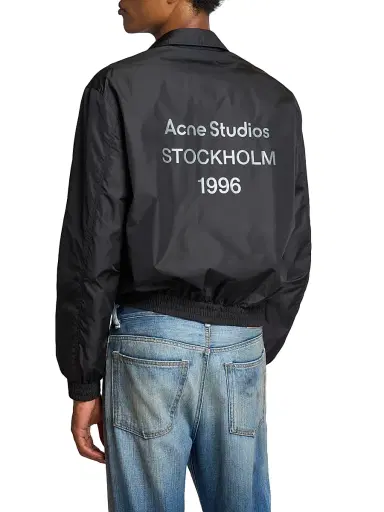 Acne Studios Men's Okot Soft Technical Taffeta Jacket - Black - Size 44 | Thumbnail 5 Acne Studios Men's Okot Soft Technical Taffeta Jacket - Black - Size 44 | Thumbnail 5