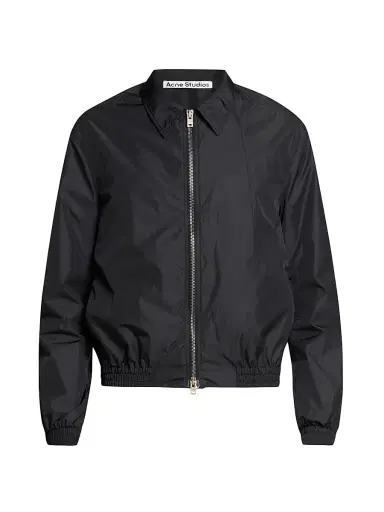 Acne Studios Men's Okot Soft Technical Taffeta Jacket - Black - Size 44 | Thumbnail 1 Acne Studios Men's Okot Soft Technical Taffeta Jacket - Black - Size 44 | Thumbnail 1