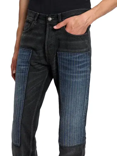 Acne Studios Men's Patchwork Tokyo Straight-Leg Jeans | Thumbnail 6 Acne Studios Men's Patchwork Tokyo Straight-Leg Jeans | Thumbnail 6