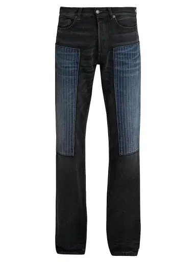Acne Studios Men's Patchwork Tokyo Straight-Leg Jeans | Thumbnail 1 Acne Studios Men's Patchwork Tokyo Straight-Leg Jeans | Thumbnail 1