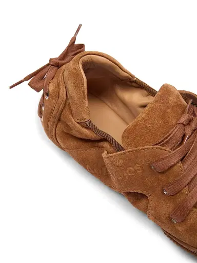 Acne Studios Men's Bilaria Up Suede Lace-Up Sneakers - Chestnut Brown - Size 12 | Thumbnail 6 Acne Studios Men's Bilaria Up Suede Lace-Up Sneakers - Chestnut Brown - Size 12 | Thumbnail 6