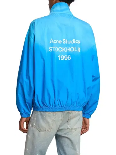 Acne Studios Men's Olando Cotton Poplin Full-Zip Jacket | Thumbnail 5 Acne Studios Men's Olando Cotton Poplin Full-Zip Jacket | Thumbnail 5