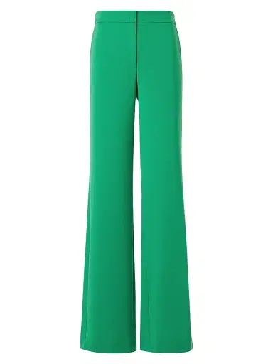 Akris punto Women's Marla Crinkled Satin Pants - Green - Size 2 | Thumbnail 1 Akris punto Women's Marla Crinkled Satin Pants - Green - Size 2 | Thumbnail 1