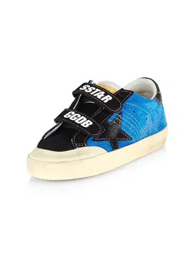 Golden Goose Baby Boy's,Little Boy's & Boy's Penstar Suede And Star Leather Heel Sneakers - Blue Black 1.5 (Child) | Thumbnail 3 Golden Goose Baby Boy's,Little Boy's & Boy's Penstar Suede And Star Leather Heel Sneakers - Blue Black 1.5 (Child) | Thumbnail 3
