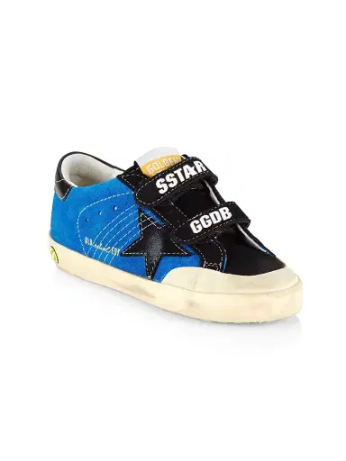 Golden Goose Baby Boy's,Little Boy's & Boy's Penstar Suede And Star Leather Heel Sneakers - Blue Black 1.5 (Child) | Thumbnail 1 Golden Goose Baby Boy's,Little Boy's & Boy's Penstar Suede And Star Leather Heel Sneakers - Blue Black 1.5 (Child) | Thumbnail 1