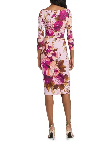 Chiara Boni La Petite Robe Women's Axas Floral Jersey Cocktail Dress | Thumbnail 5 Chiara Boni La Petite Robe Women's Axas Floral Jersey Cocktail Dress | Thumbnail 5