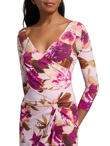 Chiara Boni La Petite Robe Women's Axas Floral Jersey Cocktail Dress | Thumbnail 6 Chiara Boni La Petite Robe Women's Axas Floral Jersey Cocktail Dress | Thumbnail 6