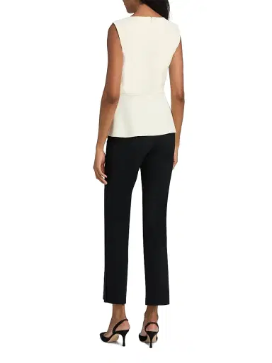 Chiara Boni La Petite Robe Women's Suzue Two-Tone Peplum Jumpsuit | Thumbnail 5 Chiara Boni La Petite Robe Women's Suzue Two-Tone Peplum Jumpsuit | Thumbnail 5