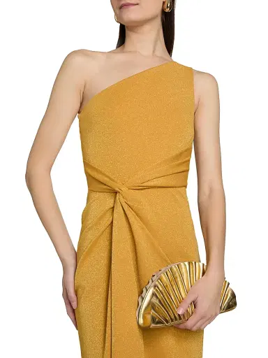 Chiara Boni La Petite Robe Women's Otsu Sugar Twist-Front Jersey One-Shoulder Gown | Thumbnail 6 Chiara Boni La Petite Robe Women's Otsu Sugar Twist-Front Jersey One-Shoulder Gown | Thumbnail 6
