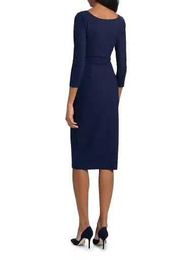 Chiara Boni La Petite Robe Women's Litsa Ruched Cocktail Dress - Navy | Thumbnail 5 Chiara Boni La Petite Robe Women's Litsa Ruched Cocktail Dress - Navy | Thumbnail 5