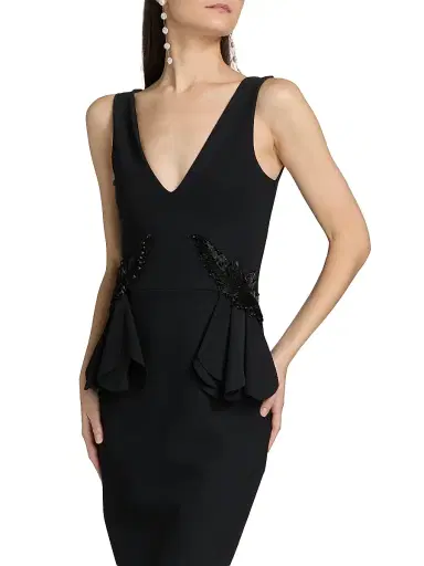 Chiara Boni La Petite Robe Women's Nawa Embellished Jersey Gown | Thumbnail 6 Chiara Boni La Petite Robe Women's Nawa Embellished Jersey Gown | Thumbnail 6