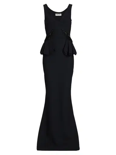 Chiara Boni La Petite Robe Women's Nawa Embellished Jersey Gown | Thumbnail 1 Chiara Boni La Petite Robe Women's Nawa Embellished Jersey Gown | Thumbnail 1