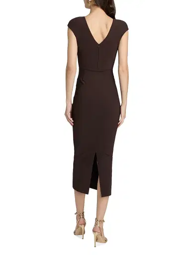 Chiara Boni La Petite Robe Women's Hesupie Beaded Sheath Midi-Dress | Thumbnail 5 Chiara Boni La Petite Robe Women's Hesupie Beaded Sheath Midi-Dress | Thumbnail 5