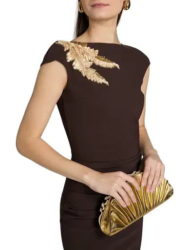 Chiara Boni La Petite Robe Women's Hesupie Beaded Sheath Midi-Dress | Thumbnail 6 Chiara Boni La Petite Robe Women's Hesupie Beaded Sheath Midi-Dress | Thumbnail 6