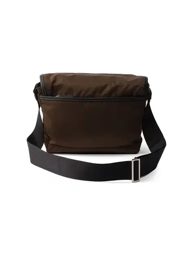 Prada Men's Re-Nylon and Saffiano Leather Shoulder Bag - Brown | Thumbnail 5 Prada Men's Re-Nylon and Saffiano Leather Shoulder Bag - Brown | Thumbnail 5