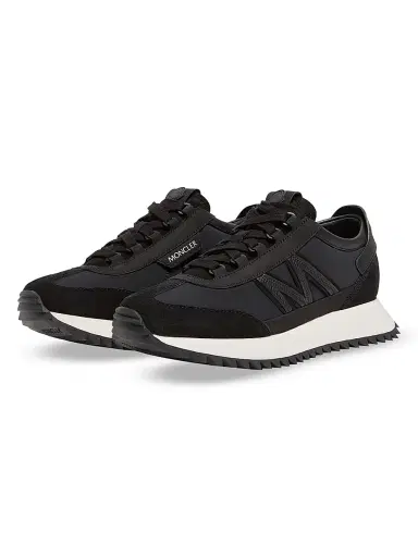 Moncler Men's Pacey2 Sneakers in Suede and Nubuck - Black - Size 13 | Thumbnail 2 Moncler Men's Pacey2 Sneakers in Suede and Nubuck - Black - Size 13 | Thumbnail 2
