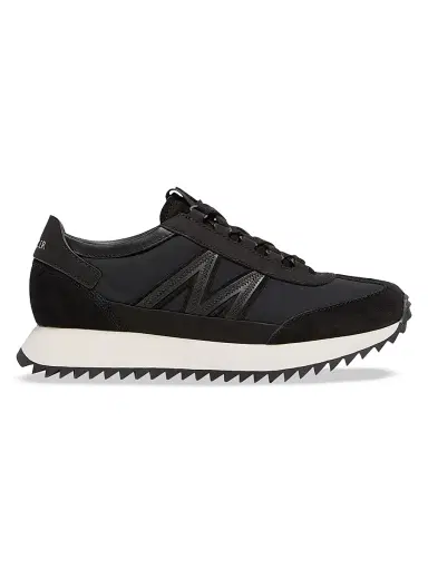 Moncler Men's Pacey2 Sneakers in Suede and Nubuck - Black - Size 13 | Thumbnail 1 Moncler Men's Pacey2 Sneakers in Suede and Nubuck - Black - Size 13 | Thumbnail 1
