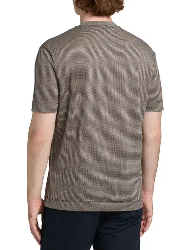 Emporio Armani Men's Geometric-Print Jersey Crewneck T-Shirt - Black - Size XXL | Thumbnail 5 Emporio Armani Men's Geometric-Print Jersey Crewneck T-Shirt - Black - Size XXL | Thumbnail 5