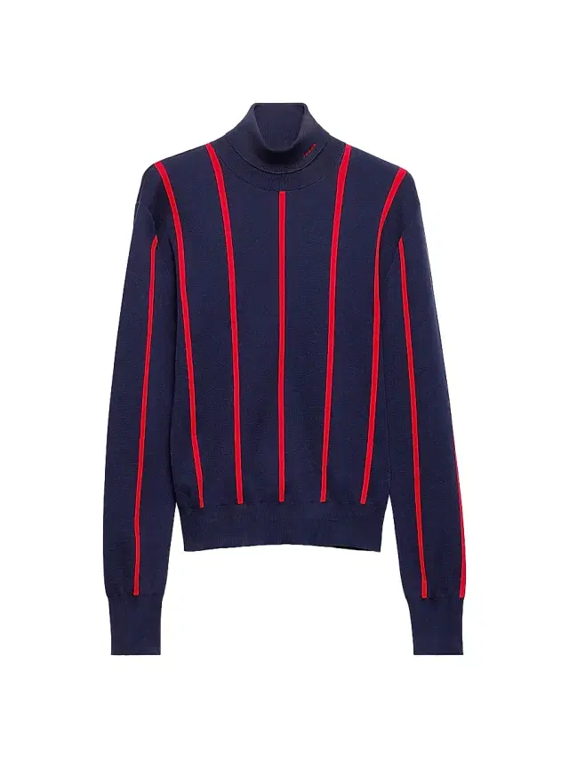 Men's Cotton Turtleneck Sweater - Blue Men's Cotton Turtleneck Sweater - Blue