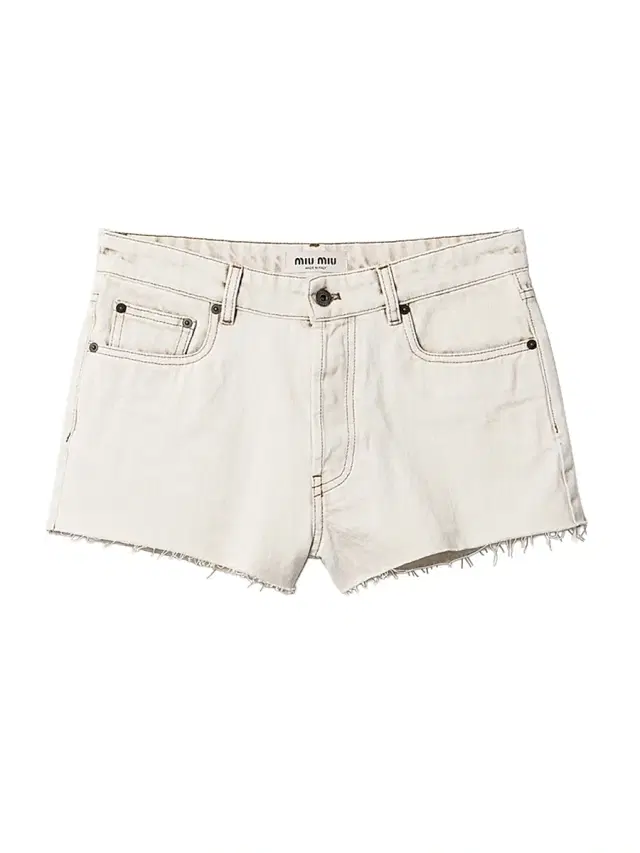 Women's Denim Shorts - White Women's Denim Shorts - White