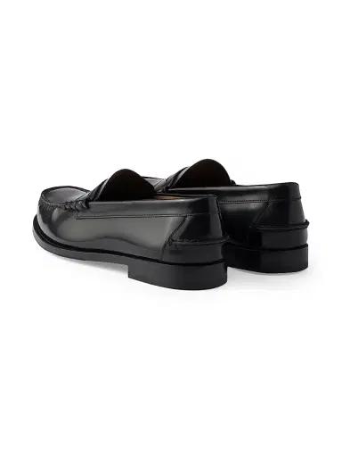 Prada Men's Brushed Leather Loafers - Black - Size 12 | Thumbnail 3 Prada Men's Brushed Leather Loafers - Black - Size 12 | Thumbnail 3