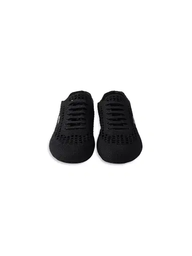 Prada Women's Collapse Crochet Laced Sneakers - Black | Thumbnail 4 Prada Women's Collapse Crochet Laced Sneakers - Black | Thumbnail 4