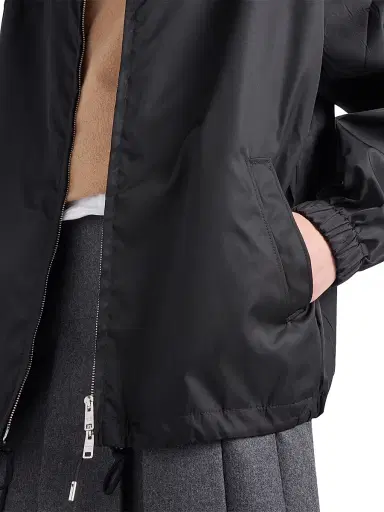 Prada Women's Re-Nylon Blouson Jacket - Black | Thumbnail 5 Prada Women's Re-Nylon Blouson Jacket - Black | Thumbnail 5