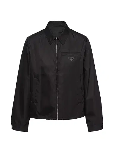 Prada Men's Re-Nylon Blouson Jacket | Thumbnail 1 Prada Men's Re-Nylon Blouson Jacket | Thumbnail 1