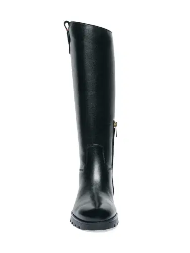 Santoni Women's Bess Leather Knee-High Boots - Black - Size 12 | Thumbnail 3 Santoni Women's Bess Leather Knee-High Boots - Black - Size 12 | Thumbnail 3