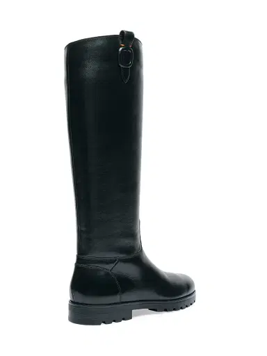 Santoni Women's Bess Leather Knee-High Boots - Black - Size 12 | Thumbnail 8 Santoni Women's Bess Leather Knee-High Boots - Black - Size 12 | Thumbnail 8