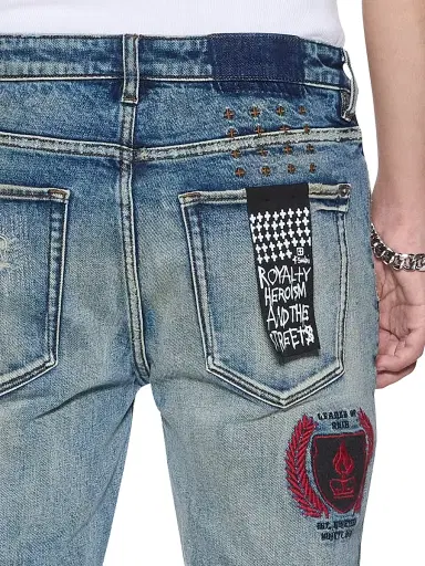 Ksubi Men's Future Memory Van Winkle Skinny Jeans - Denim | Thumbnail 4 Ksubi Men's Future Memory Van Winkle Skinny Jeans - Denim | Thumbnail 4