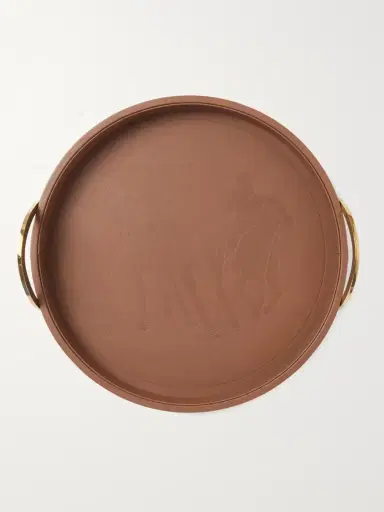 Ralph Lauren Home Garrett Canvas, Leather and Brass Tray - Men | Thumbnail 2 Ralph Lauren Home Garrett Canvas, Leather and Brass Tray - Men | Thumbnail 2