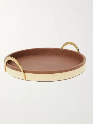 Ralph Lauren Home Garrett Canvas, Leather and Brass Tray - Men | Thumbnail 3 Ralph Lauren Home Garrett Canvas, Leather and Brass Tray - Men | Thumbnail 3
