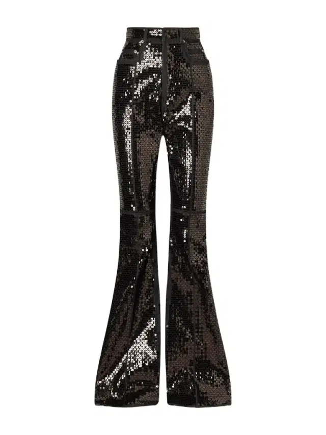 Sequined High-rise Bootcut Jeans Sequined High-rise Bootcut Jeans