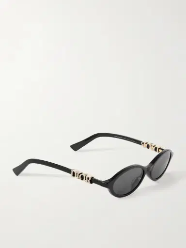 DIOR Eyewear Diortreasure R1i Embellished Oval-frame Acetate Sunglasses | Thumbnail 3 DIOR Eyewear Diortreasure R1i Embellished Oval-frame Acetate Sunglasses | Thumbnail 3