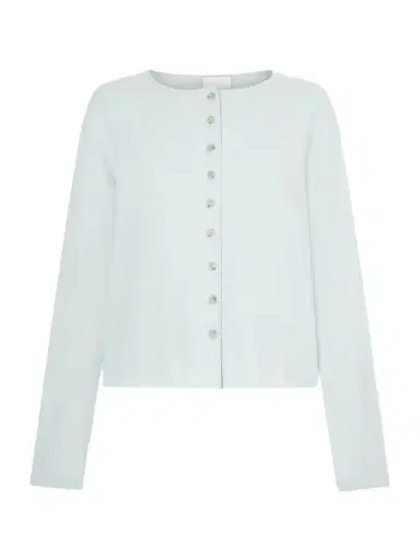 Allude Ribbed Cotton And Cashmere-blend Cardigan | Thumbnail 1 Allude Ribbed Cotton And Cashmere-blend Cardigan | Thumbnail 1