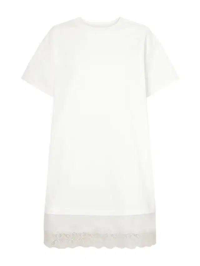 Grier Silk And Lace-trimmed Cotton-jersey Mini Dress Grier Silk And Lace-trimmed Cotton-jersey Mini Dress