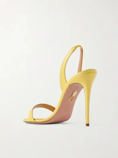 Aquazzura So Nude 105 Leather Slingback Sandals | Thumbnail 3 Aquazzura So Nude 105 Leather Slingback Sandals | Thumbnail 3