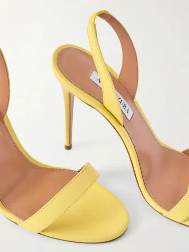 Aquazzura So Nude 105 Leather Slingback Sandals | Thumbnail 5 Aquazzura So Nude 105 Leather Slingback Sandals | Thumbnail 5